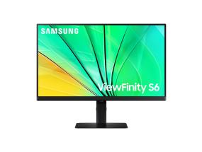 Samsung ViewFinity S6 S60D Monitor 24'' IPS QHD 2560x1440, 5 ms, 350 cd/m2, 100 Hz, Black