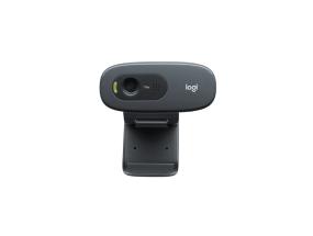 Logitech C270 HD Webcam, Dark Grey