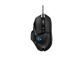 Logitech G502 HERO Wired Gaming Mouse, USB Type-A, Optical, 25600 DPI, Black