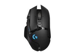 Logitech G502 LIGHTSPEED Wireless Gaming Mouse, RF Wireless, 25600 DPI, Black