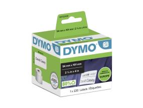 Dymo 99014 (S0722430) Label Roll Black on White, 54mm x 101mm, 220 Labels