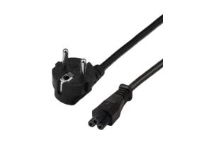 EXTRA DIGITAL CC360291 Power Cable CEE 7/7 (Type-F) to C5, 2 m, Black