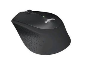 Logitech M330 Silent Plus Wireless Mouse, 1000 DPI, Black