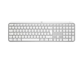Logitech MX Keys S for Mac Wireless Keyboard, RF Wireless+Bluetooth, Illuminated, US Int, Pale Grey