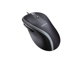Logitech M500 Advanced Wired Mouse, USB Type-A, Optical, 4000 DPI, Black
