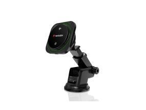Verbatim 31860 Charge 'n' Drive Qi2 Magnetic Wireless Car Charger RGB, Black
