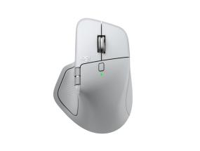 Logitech MX Master 4 for MAC Wireless Mouse RF Wireless + Bluetooth, 8000 DPI, White Silver