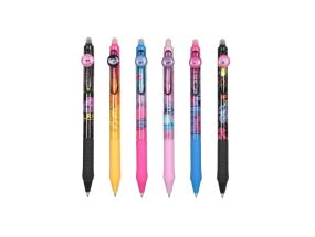 Retractable rubberised erasable pen CoolPack Disney Stitch Black