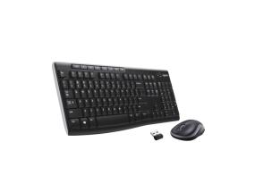 Logitech MK270 Wireless Combo Keyboard + Mouse, US Int, Black (SPEC)