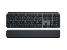 Logitech MX Keys S Wireless Keyboard + Palm Rest, Bluetooth, Illuminated, US, Graphite