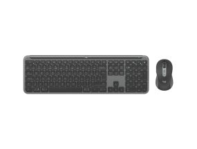 Logitech Signature Slim Combo MK950 for Business Wireless Keyboard + Mouse, US Int, Graphite