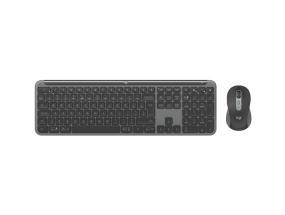 Logitech Signature Slim Combo MK950 for Business Wireless Keyboard + Mouse, US Int, Graphite