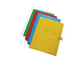 Folder SMLT, A4, 300 g, binding, with print, white, cardboard 0815-102