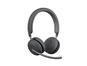 Logitech Zone Wireless 2 UC Wireless Headset, USB-C, USB-C Bluetooth receiver, Graphite