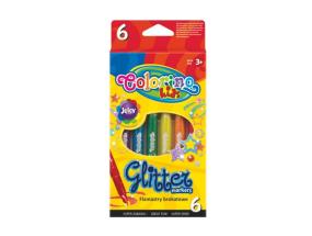 Colorino Kids Glitter markers 6 colours