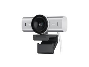 Logitech MX Brio Webcam, 8.5 MP, 4K Ultra HD 3840x2160, USB-C, Pale Gray