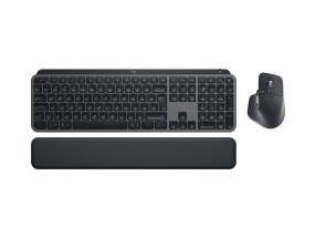 Logitech MX Keys S Combo Keyboard, Palm Rest and Mouse set, US Int, Graphite