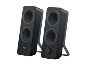 Logitech Z207 Bluetooth Stereo Computer Speakers, 2.0, 3.5 mm jack, Black