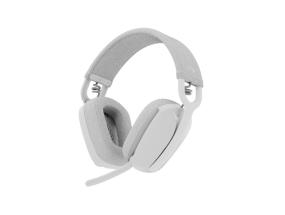 Logitech Zone Vibe 100 Wireless Headphones, Bluetooth, Off-White