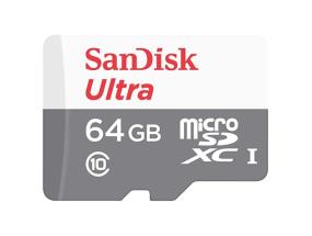 SanDisk Ultra Micro SDHC Memory Card 64GB Class 10 UHS-I