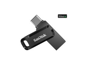 SanDisk Ultra Dual Drive Go USB Flash Drive 128GB, USB-C/USB-A 3.2 Gen 1, Black