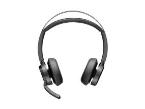 Poly Voyager Focus 2 Wireless Headset, Bluetooth, BT700 USB-C Adapter, USB-C/A Adapter, Black (SPEC)