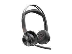 Poly Voyager Focus 2 MS Teams Wireless Headset, Bluetooth, USB-C/A Adapter, Black