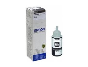 Epson T6641 (C13T66414A) Ink Refill Bottle, Black