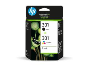 HP 301 (N9J72AE) Ink Cartridge Multipack, BK/CMY