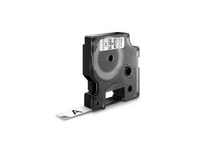 Dymo 16957 (S0718040) D1 Flexible Nylon Tape 12mm x 3.5m, Black on White