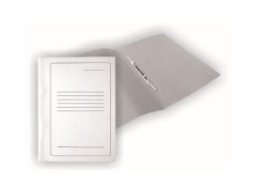 Cardboard binder SMLT, A4, 300g, white with print, cardboard
