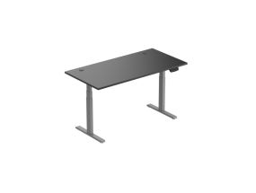 Adjustable Height Table Up Up Thor Gray, Table top L Black