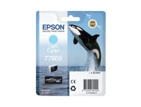 Epson T7605 (C13T76054010) Ink Cartridge, Light Cyan