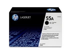 HP 55A (CE255A) Toner Cartridge, Black