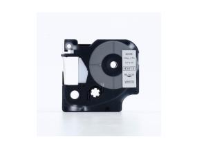 CompatibleDymo S0720530 D1 45013 Tape 12mm x 7m Black on White