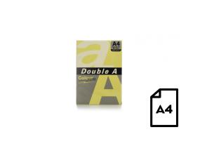Colour paper Double A, 80g, A4, 500 sheets, Butter