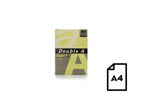 Colour paper Double A, 80g, A4, 500 sheets, Cheese