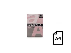 Colour paper Double A, 80g, A4, 500 sheets, Pink