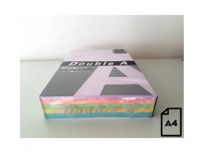 Colour paper Double A, 80g, A4, 500 sheets, Rainbow 3, 5 color