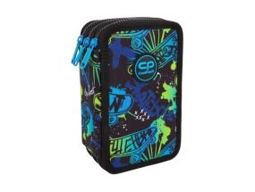 Triple decker pencil case with equipment CoolPack Jumper 3 SKATE NIGHT
