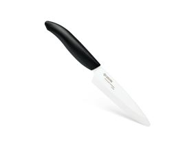 Kyocera FK-110 WH-BK Utility Ceramic Knife, 11 cm, Black