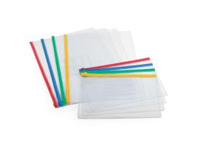 Folder Forpus, A4, with various zipper, transparent 0819-001