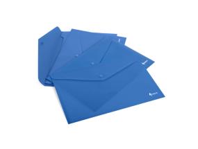 Envelope with print Forpus, A4, plastic, blue