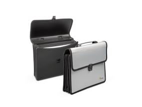 Handbag Forpus, A4, 3 compartments, plastic, black 0822-015