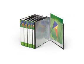 Folder with sleeves Forpus (60) A4, Black