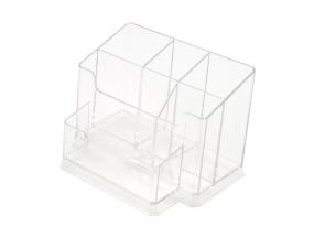 Pencil case Forpus, transparent, empty, section 6 1005-016