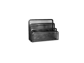 The stand for mail Forpus, black, section 3, perforated metal 1006-105