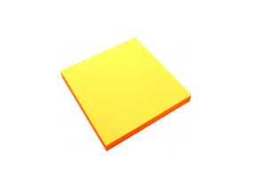Липучки для заметок Forpus, неоновые, 75x75 мм, желтые (1x80)