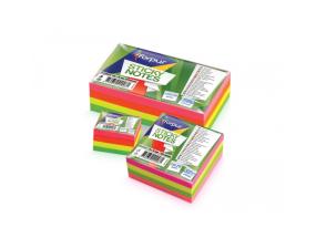 Sticky Notes Forpus, Neon, 75x75mm, assorted, cube (1x320)  0717-112