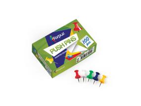 Cork board Forpus pins in different colors (100) 0612-001